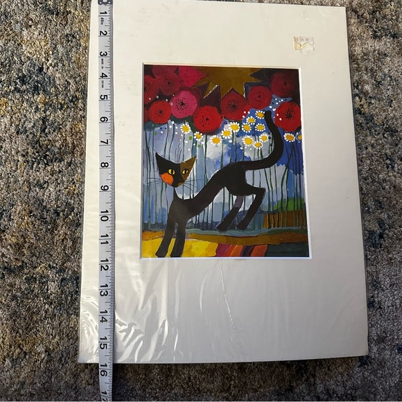 Colorful Cat Art Print - Picture 6 of 9